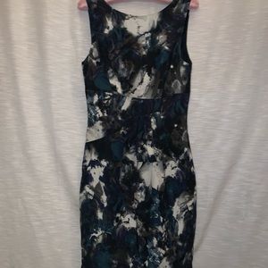 Navy blue and black dress